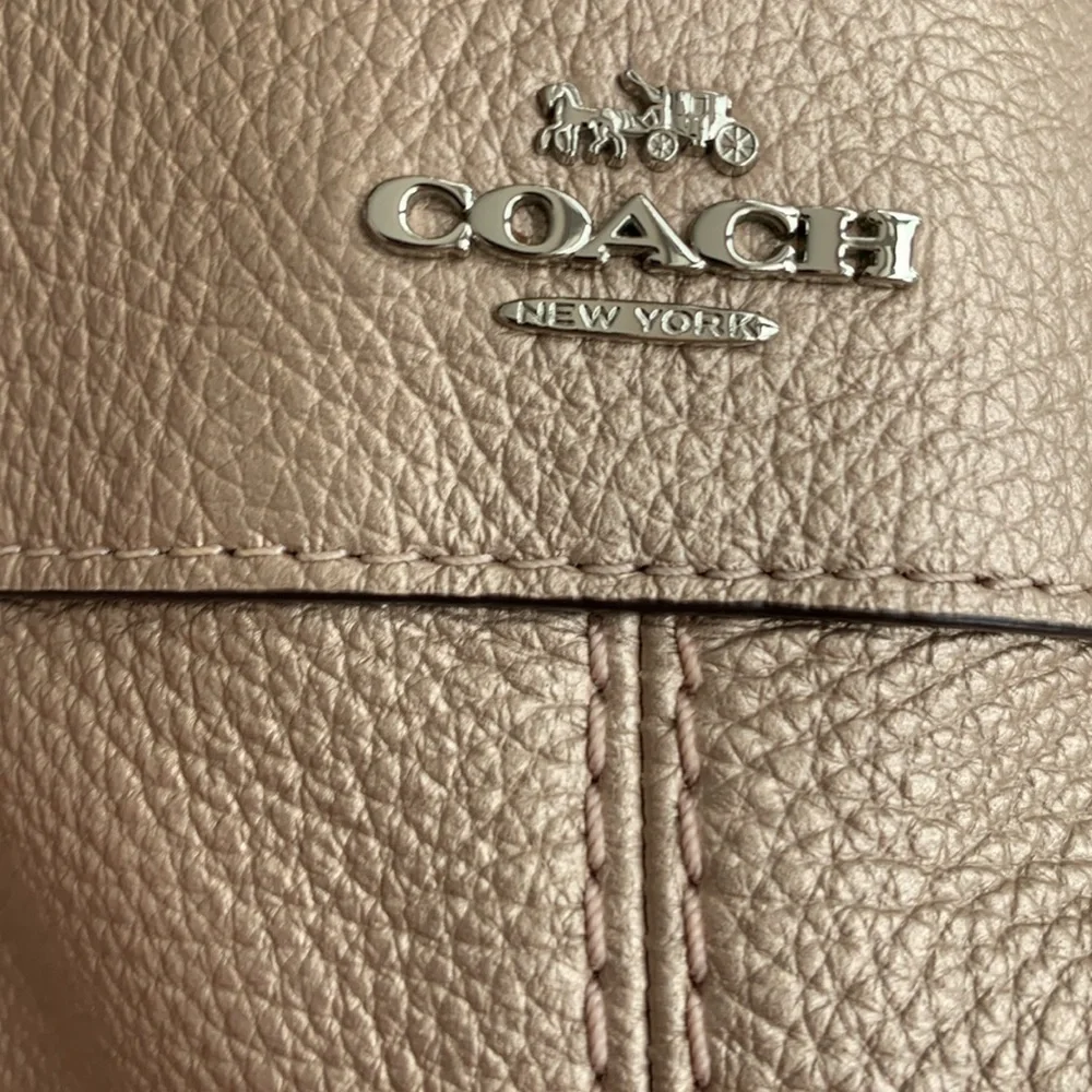 Coach metallic sheen purse
